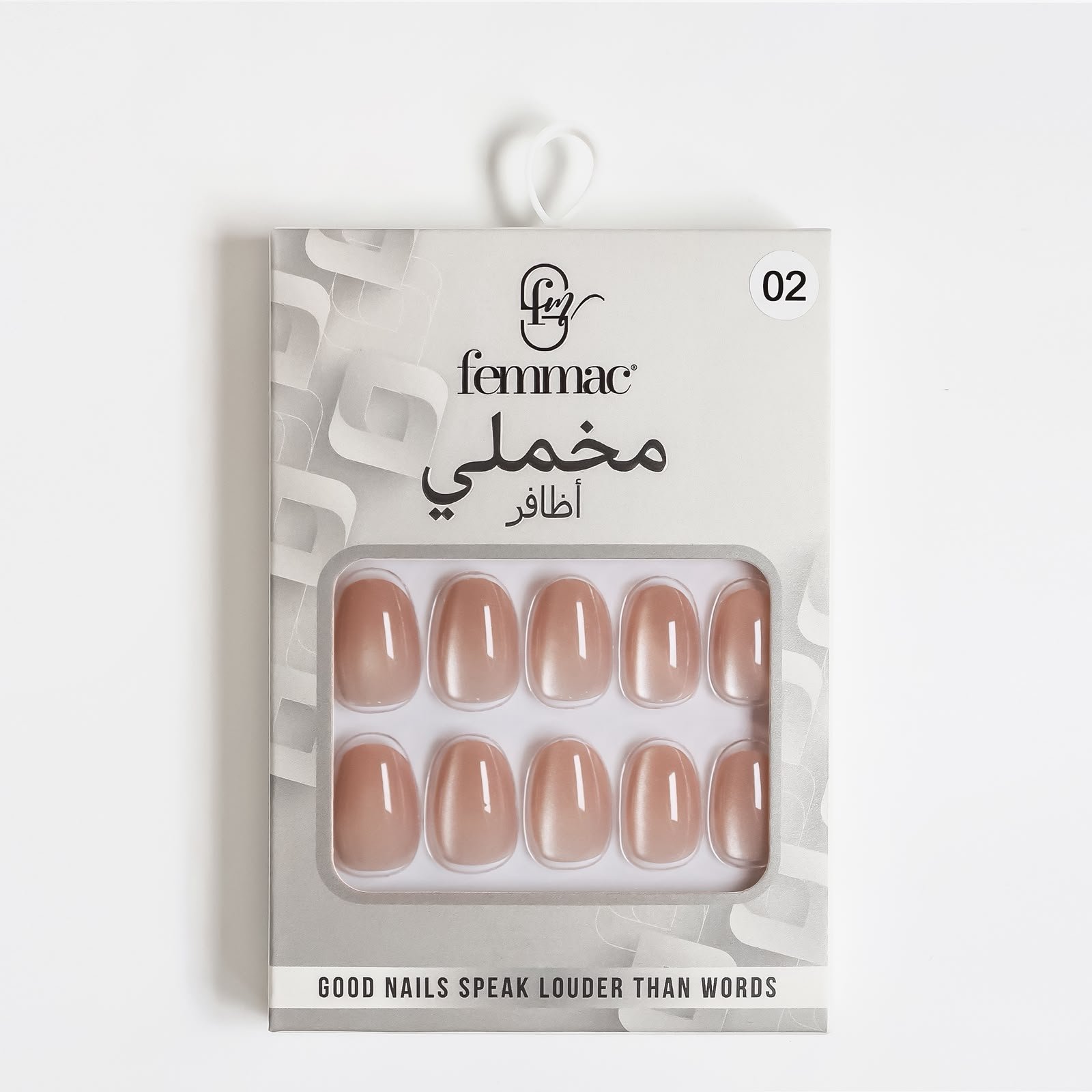Femmac Nude Pink Press-On Nails